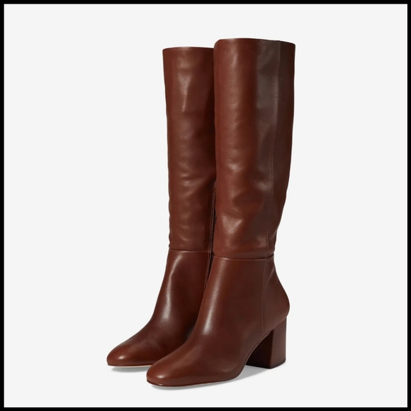 EUC RARE Bernardo Norma Tall Shaft Boots in Mahogany Brown